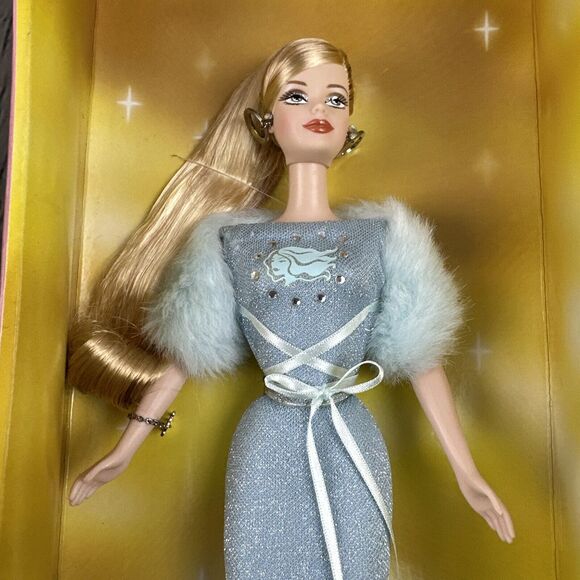 2004 VIRGO ZODIAC BARBIE COLLECTOR PINK LABEL DOLL MATTEL BLONDE - Picture 5 of 7